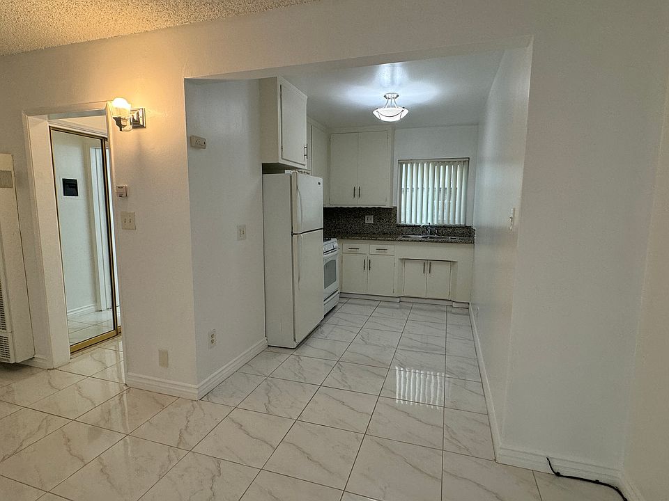 Closer look at the kitchen.