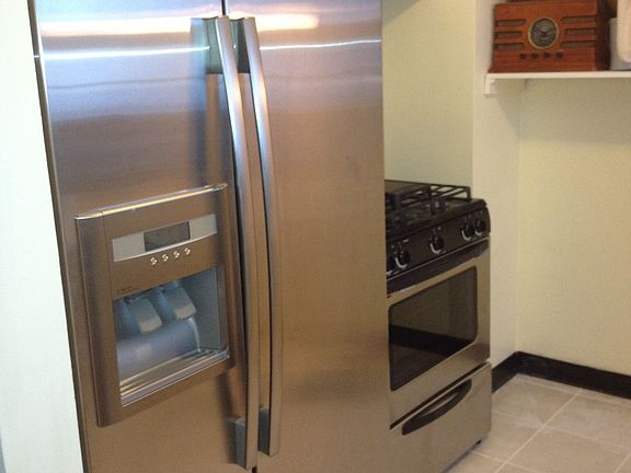 New stainless steel appliances