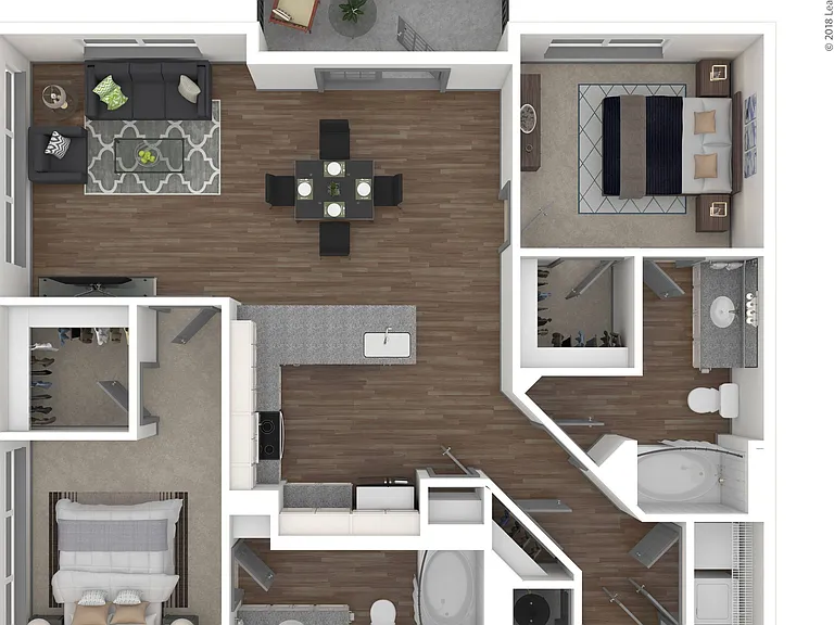 Two bedroom apartment in Charlotte, North Carolina. Two bedroom apartment in Charlotte, North Carolina.