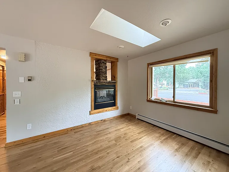 Plenty of space for a dinning table off the kitchen.