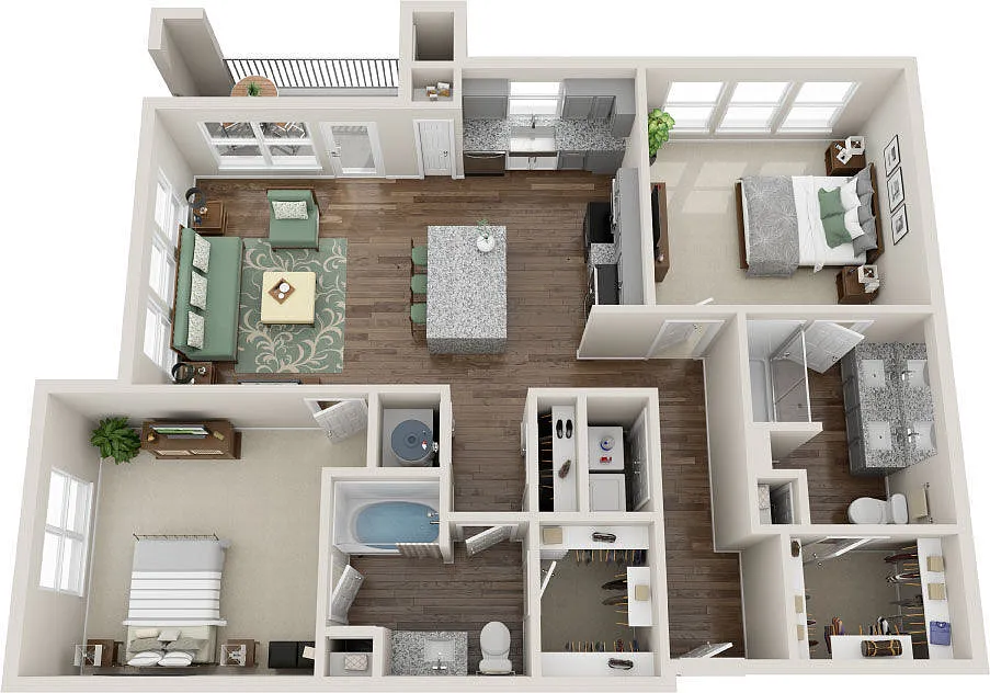 Floor plan B22