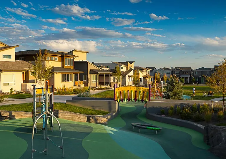 Expansive park, and dog park nearby, with access to extensive trails and bike paths
