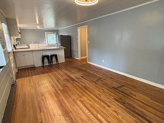 Open kitchen living area.