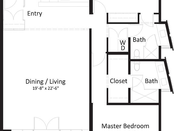 2 bedroom floor plans