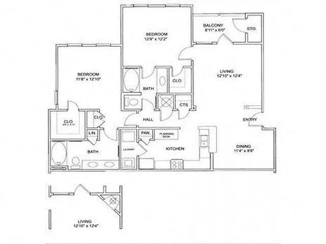 Floor plan B1A