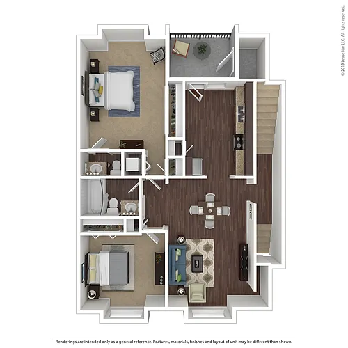 Floor plan 2X15