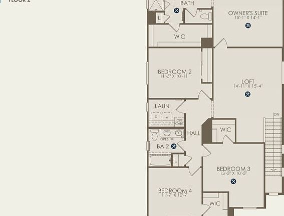 McCleary Floor Plan, Quick Move-In Home, Floor 2