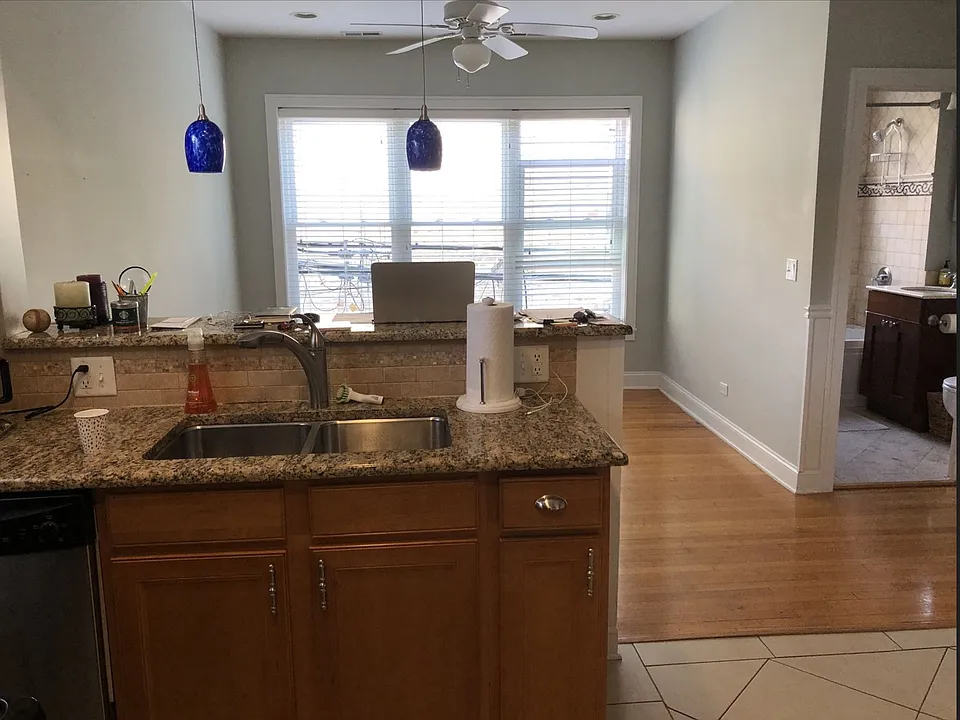 Kitchen and Living Rooms