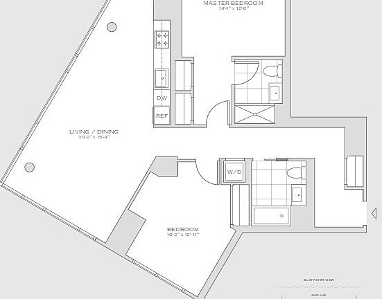 2nd image of 222 E 44th St APT 14L