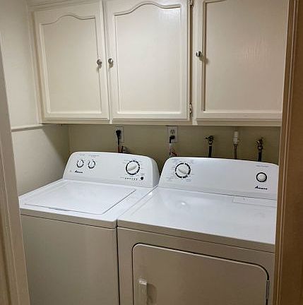 In-unit laundry area