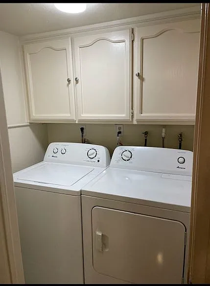 In-unit laundry area