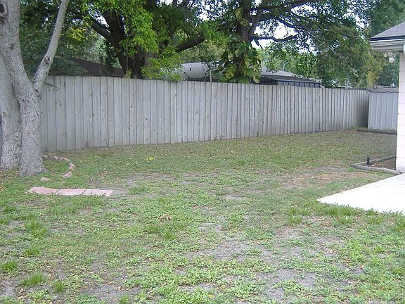 Fenced Back yard
