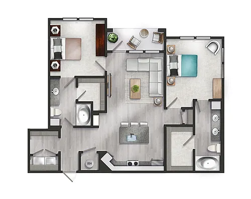 Floor plan Poinsett