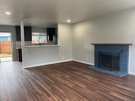 living room and kitchen