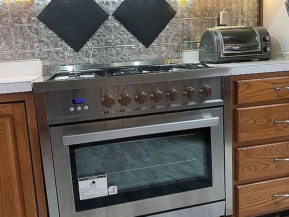  range /oven36inch 5 burner 