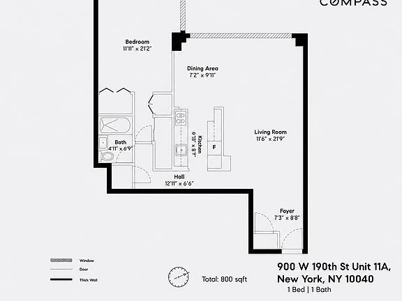 2nd image of 900 W 190th St APT 11A