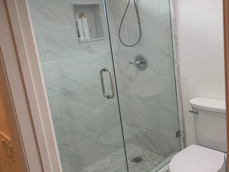 Upstairs shower