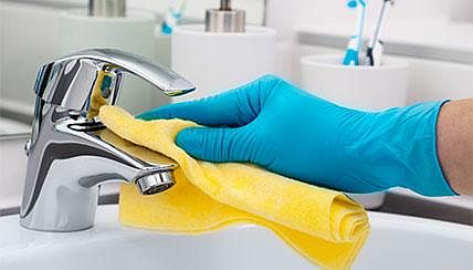 We subscribe to the Airbnb cleaning protocol. We charge a move-out cleaning fee and provide a vacuum and starter cleaning supplies for your use while staying with us.