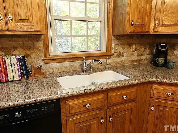 Kitchen window to back yard