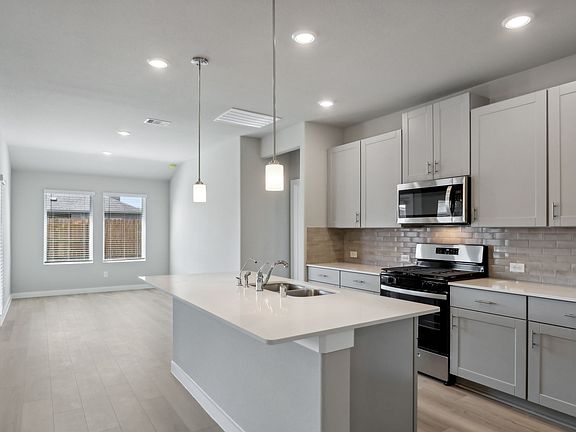 Home at Central Park Square, a Meritage Homes community in Texas City, Texas.