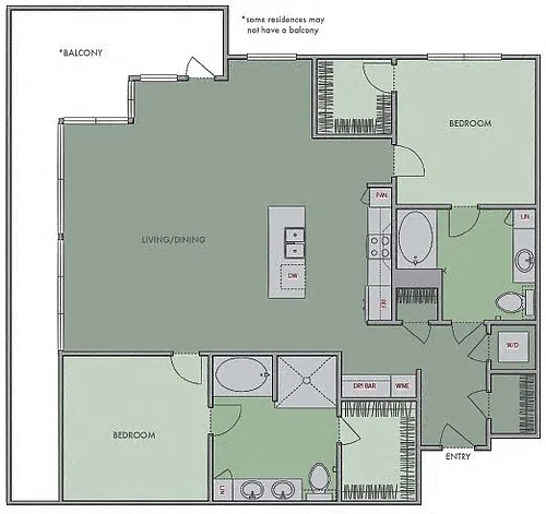 Floor plan 2B5