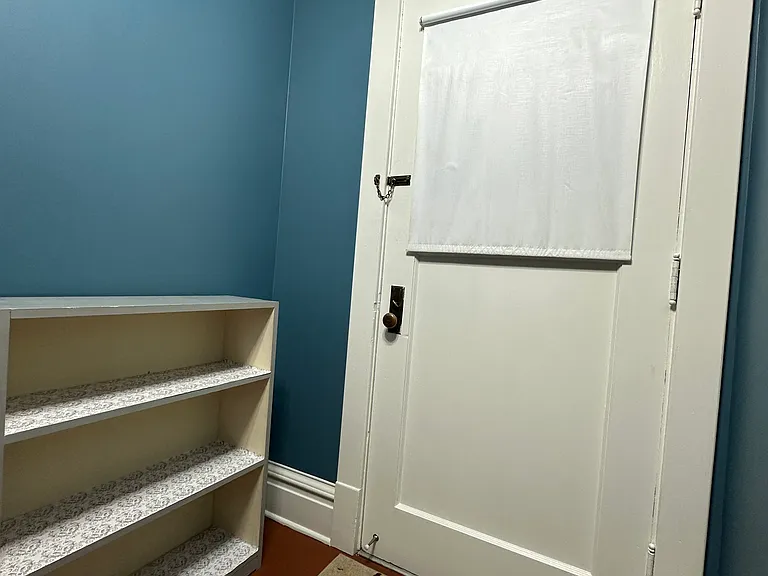 Place to store items by the front door-