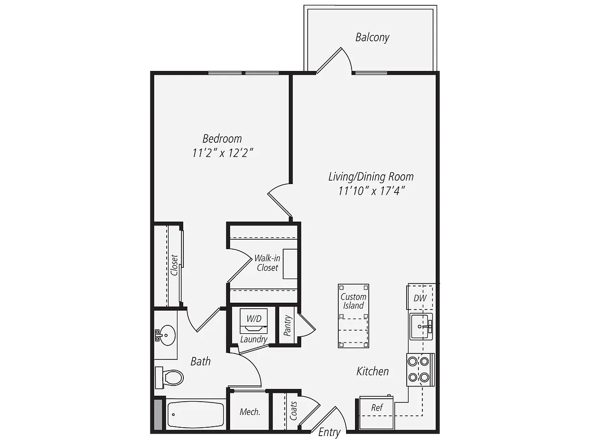 Floor plan A4CF