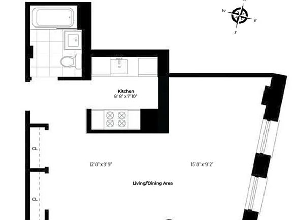 2nd image of 120 Greenwich St APT 6B