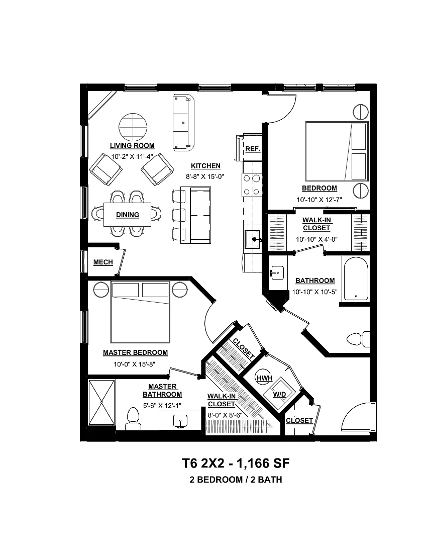 Floor plan T6
