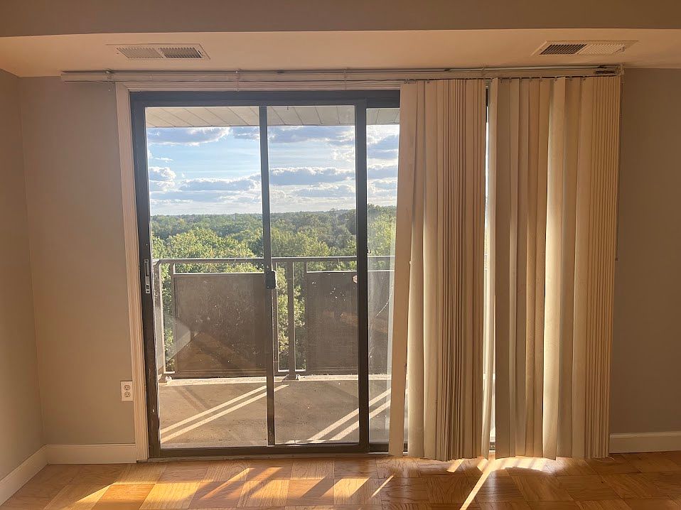 Beautiful balcony view and south-facing windows