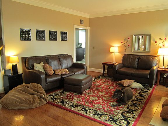 Living Room with Double Molding, Double French Doors and Gorgeous Fire Place