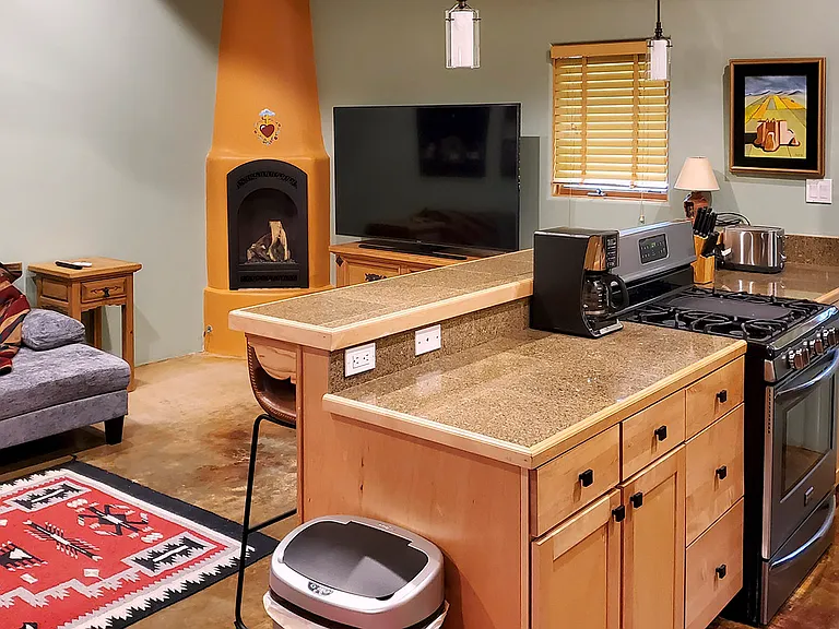 Kitchen & Living Room