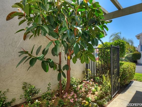 Private entry patio