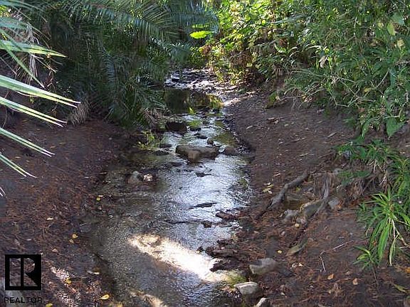 clear-running creek on property