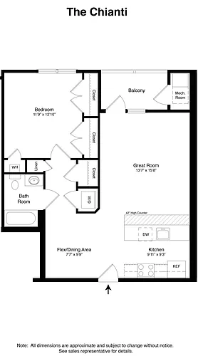 Floor plan Chianti