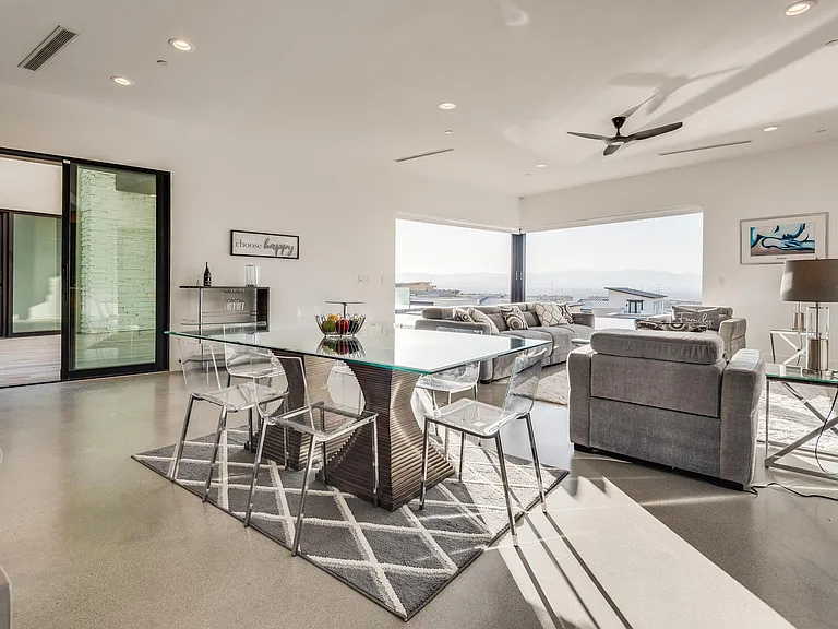 Dining Area and Living Room