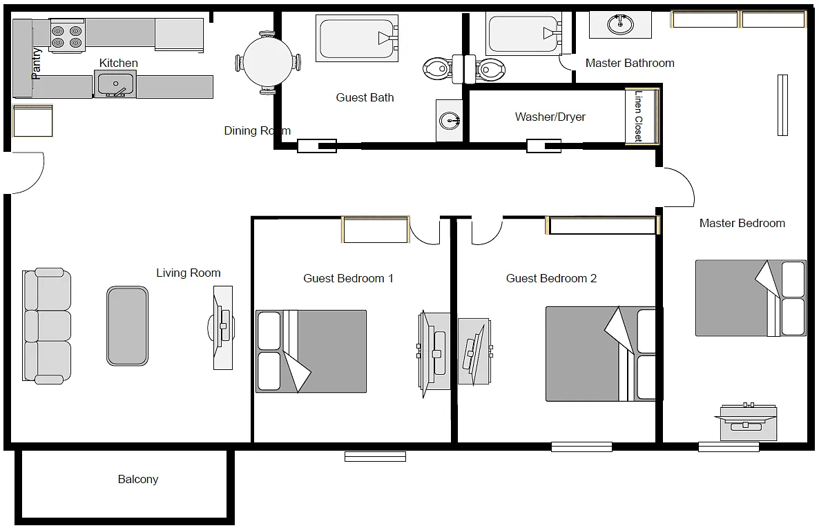 Floor plan The Turkey
