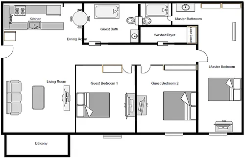Floor plan The Turkey