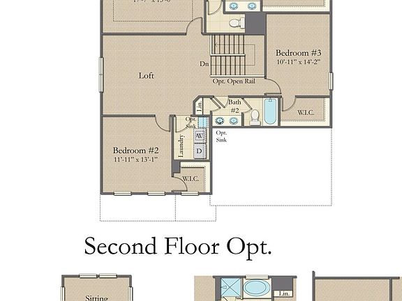 Second Floor/ Second Floor Option