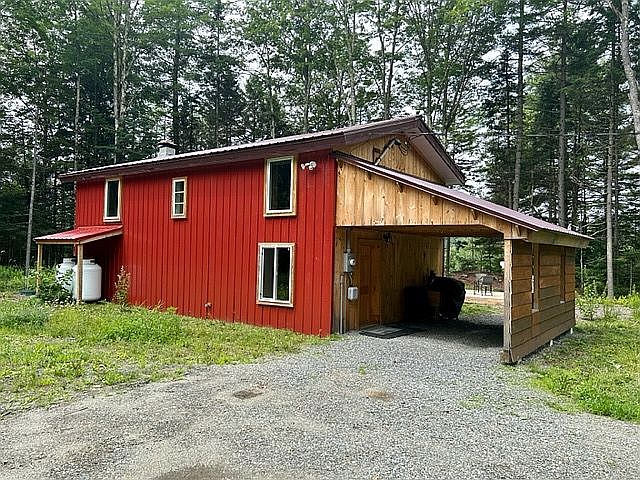 Entrance looking southwest