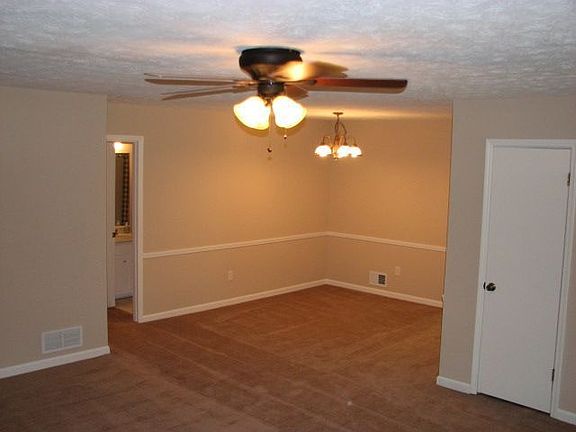 view from Living Area into Dining Area