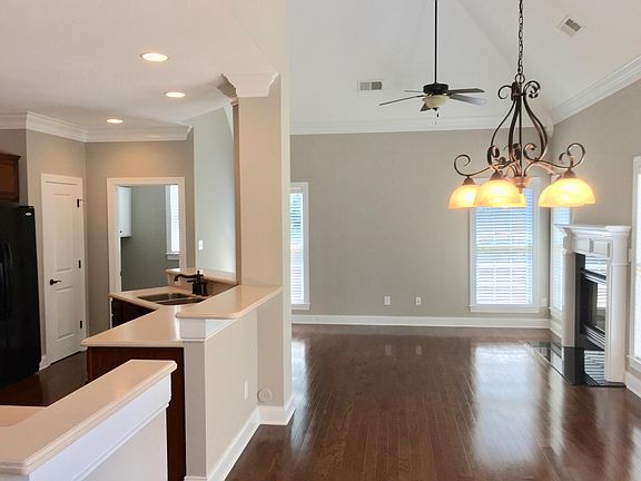 Keeping room open to kitchen, breakfast, and great room.