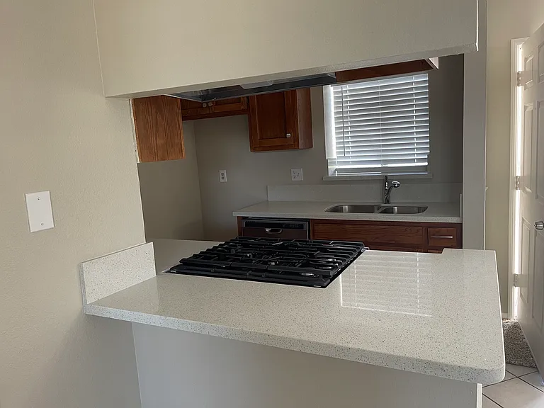 Kitchen Countertop / Gas range / Kitchen Sink/ Dishwasher