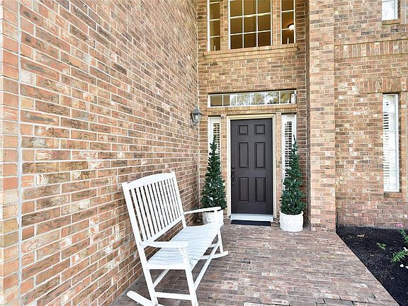 Bricked front porch