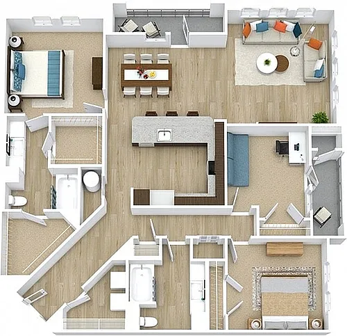 Floor plan 3x2C