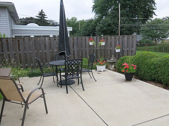 Newer patio, privacy fence