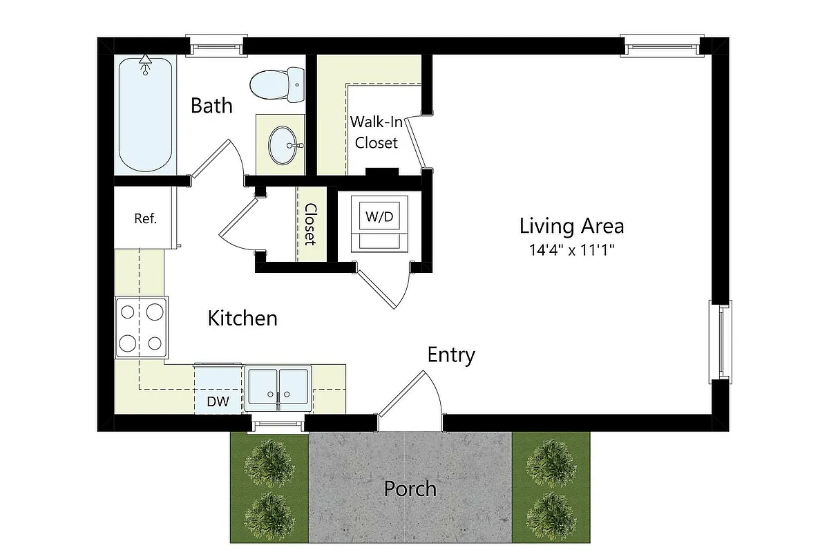 Floor plan Rockwood Back