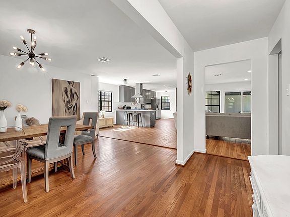 Entry to this light and bright home