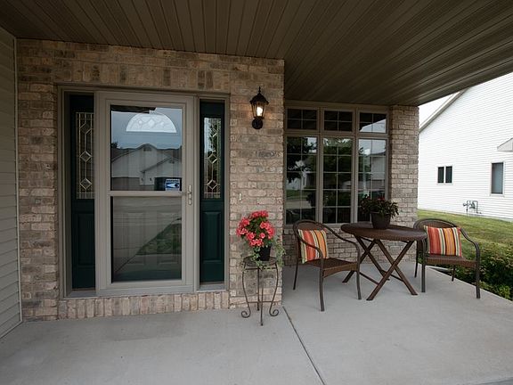 Welcoming Covered Entrance