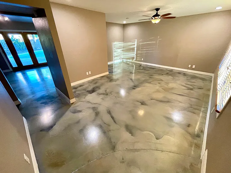 Front entryway to the living room